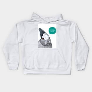 Customer Service Bunny Kids Hoodie